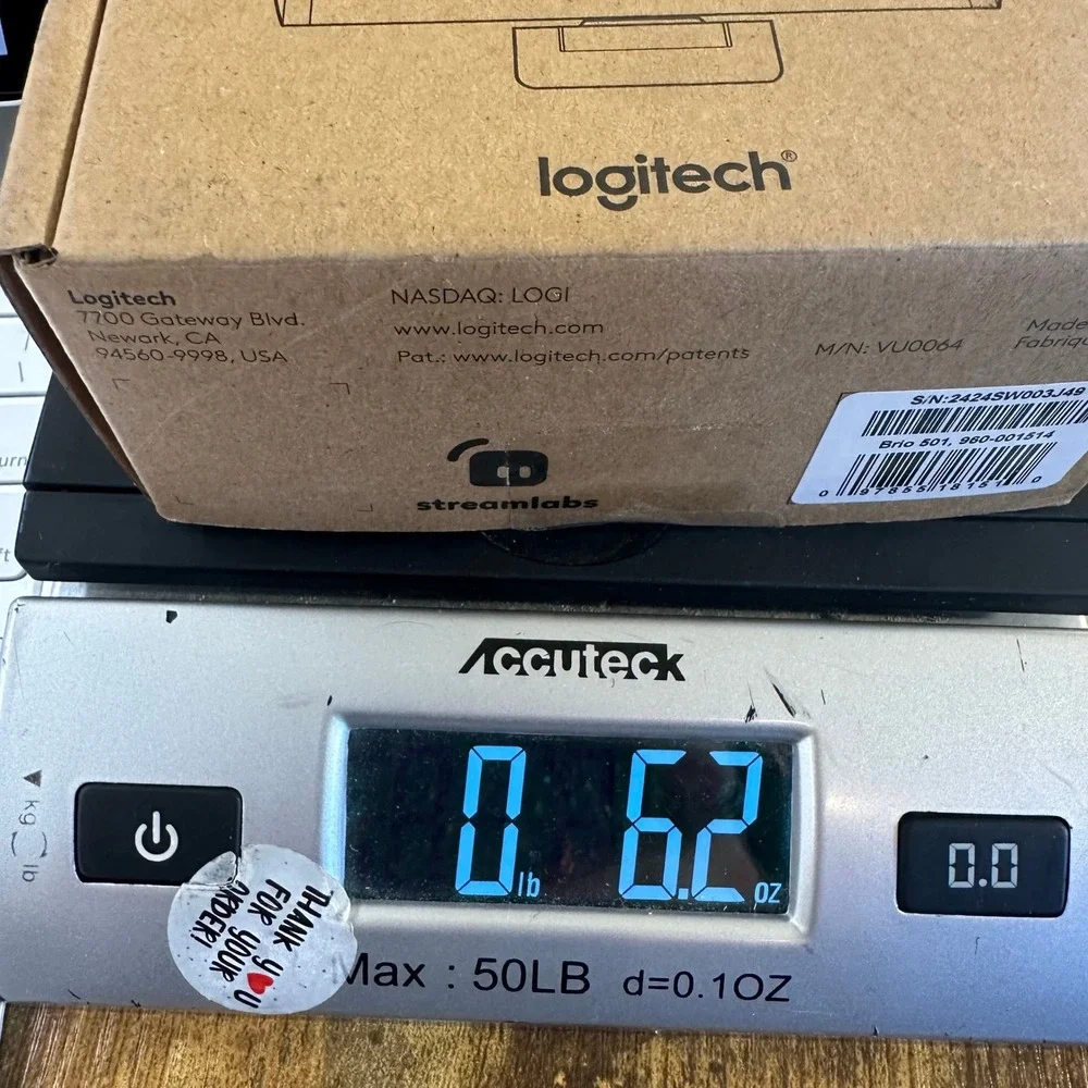 Logitech Brio 501 Full HD Webcam HDR 1080p Graphite VU0064 960-001514